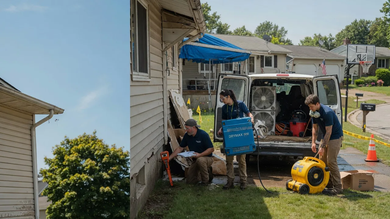 Ceiling Leak Cleanup in Lewis Center, OH near me